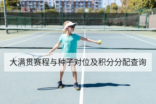 大满贯赛程与种子对位及积分分配查询